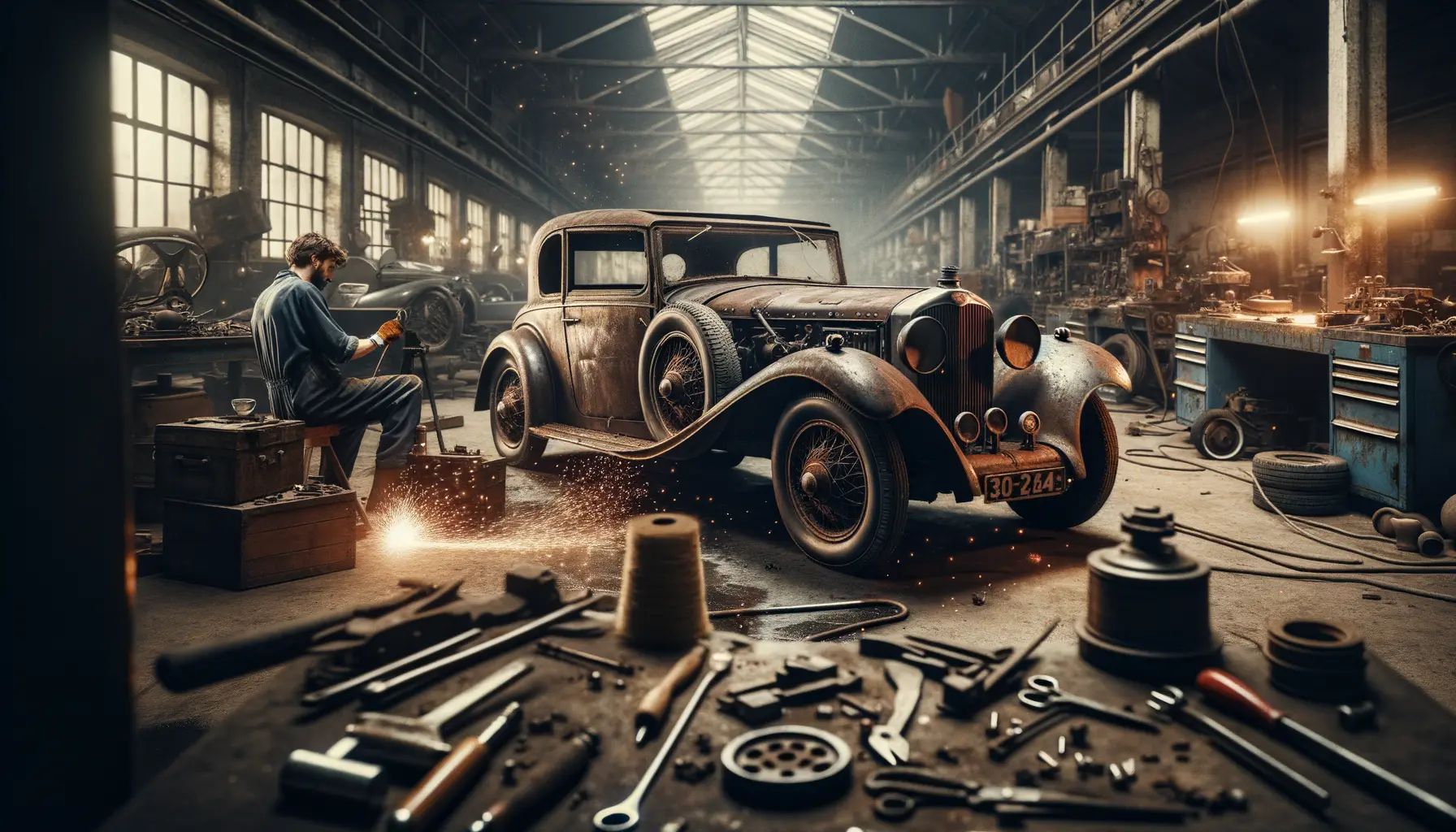 Restaurierung klassisches Fahrzeug automobile Leidenschaft Oldtimer