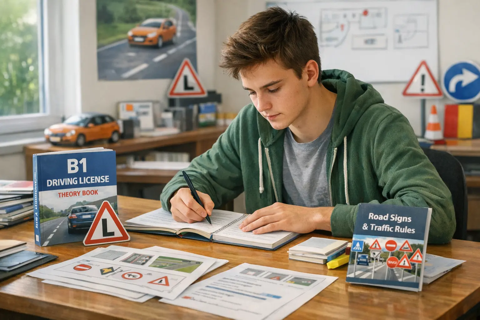 Prüfungsvorbereitung für Führerscheinklassen B1