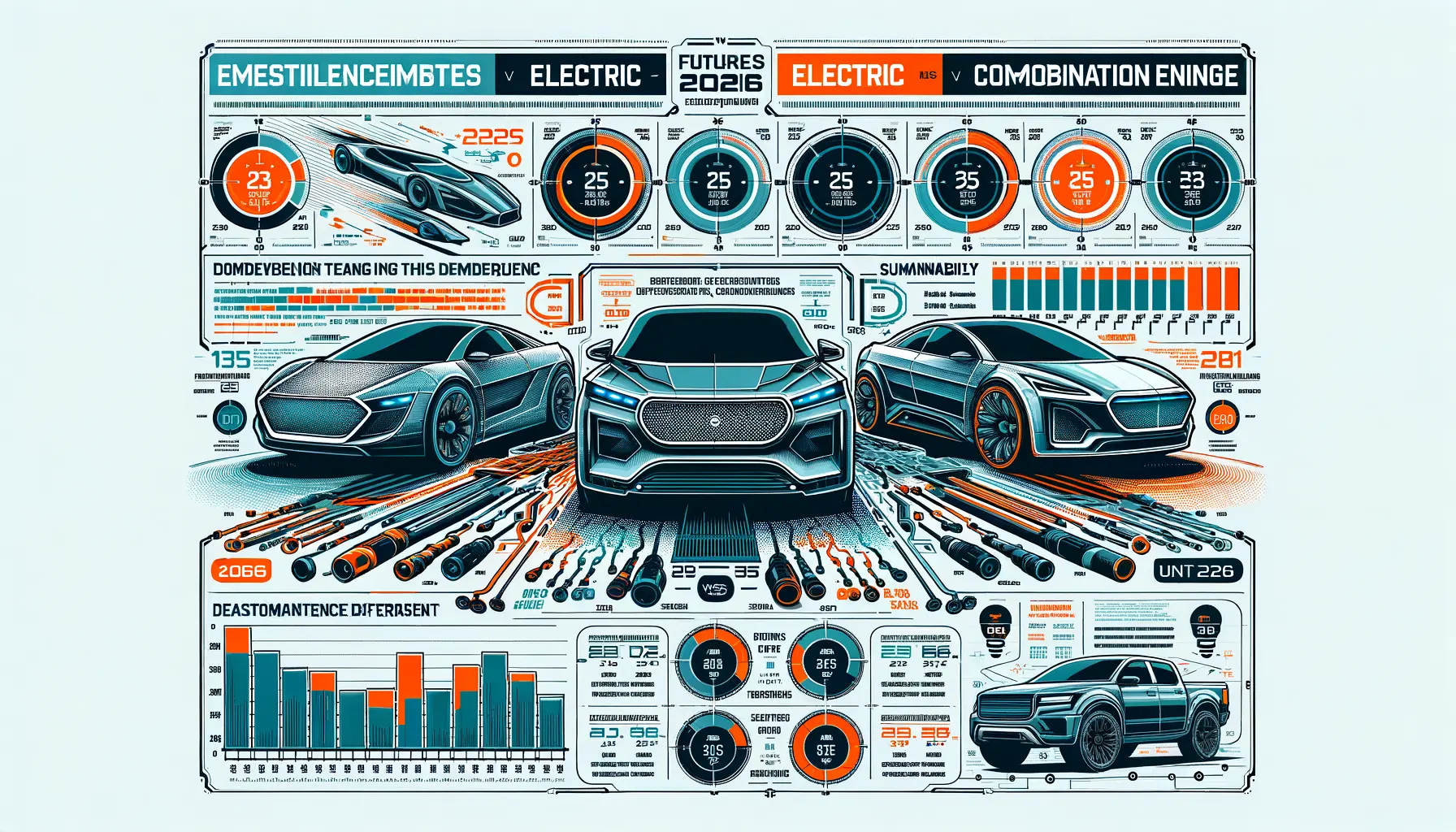 Technische Daten und Vergleich von Neuwagen-Modellen Elektro und Verbrenner