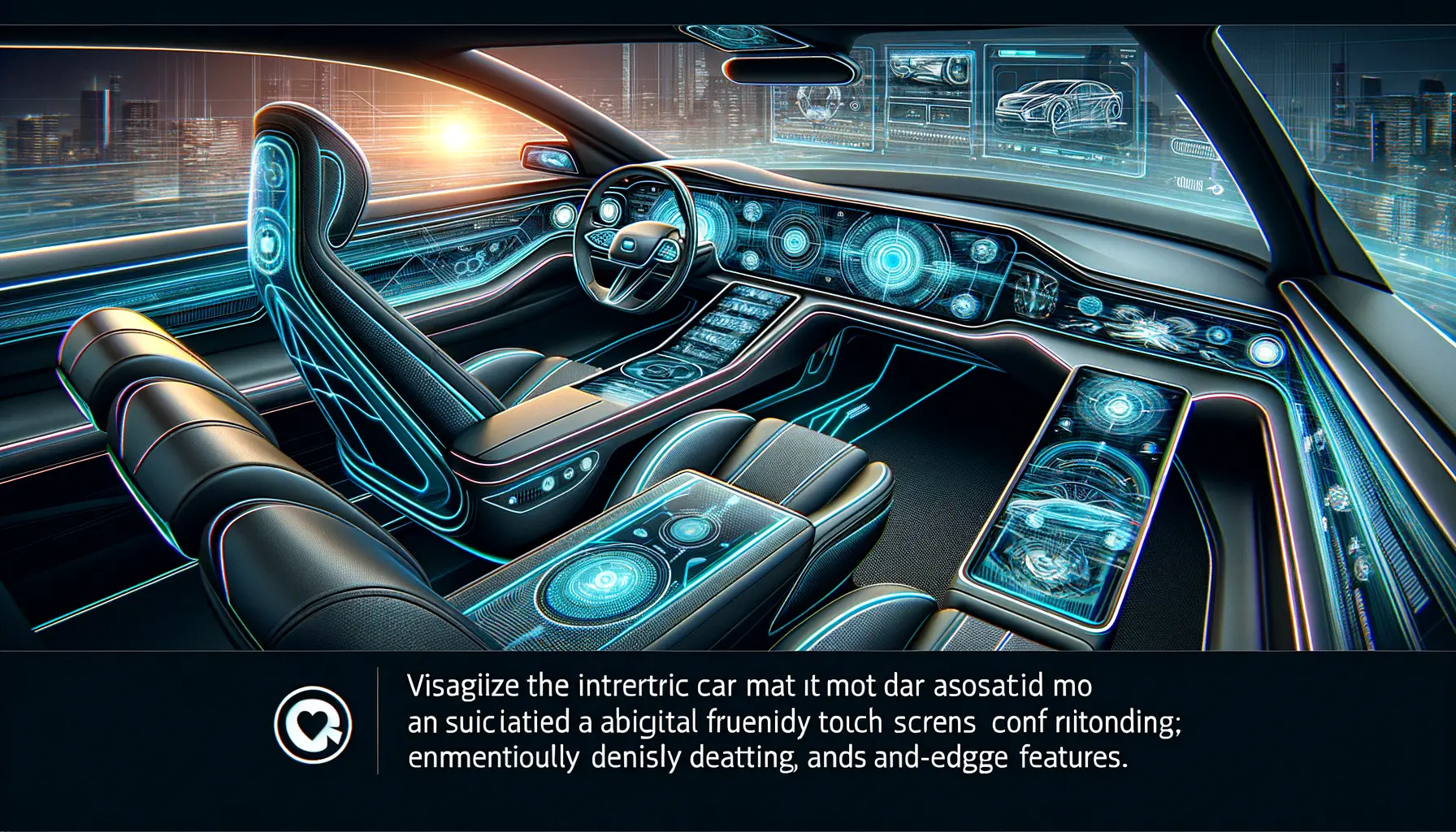 Nuri Cars Elektroauto Innenraum modernes Cockpit