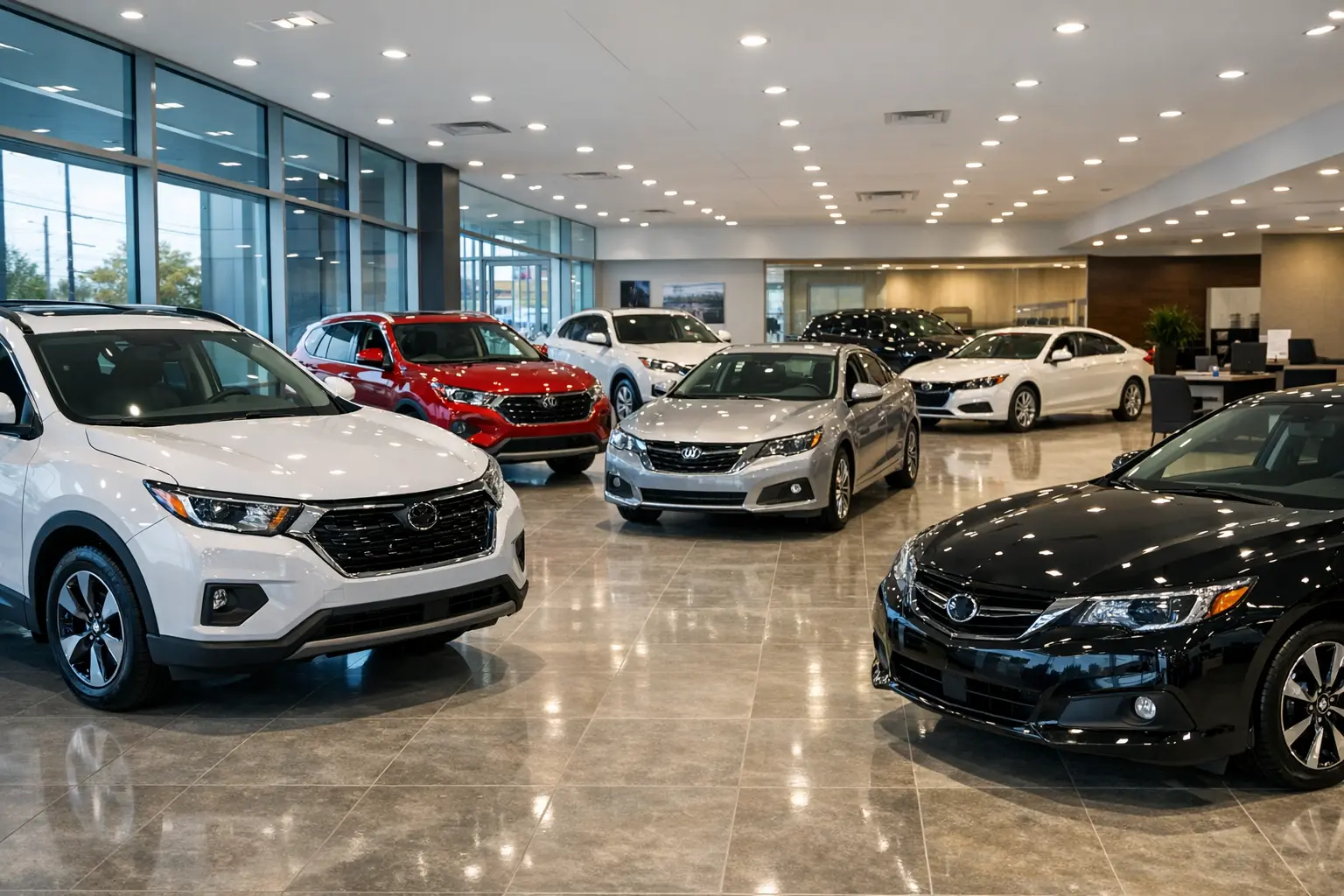 Was ist Leasing - Neue Autos im Autohaus Showroom